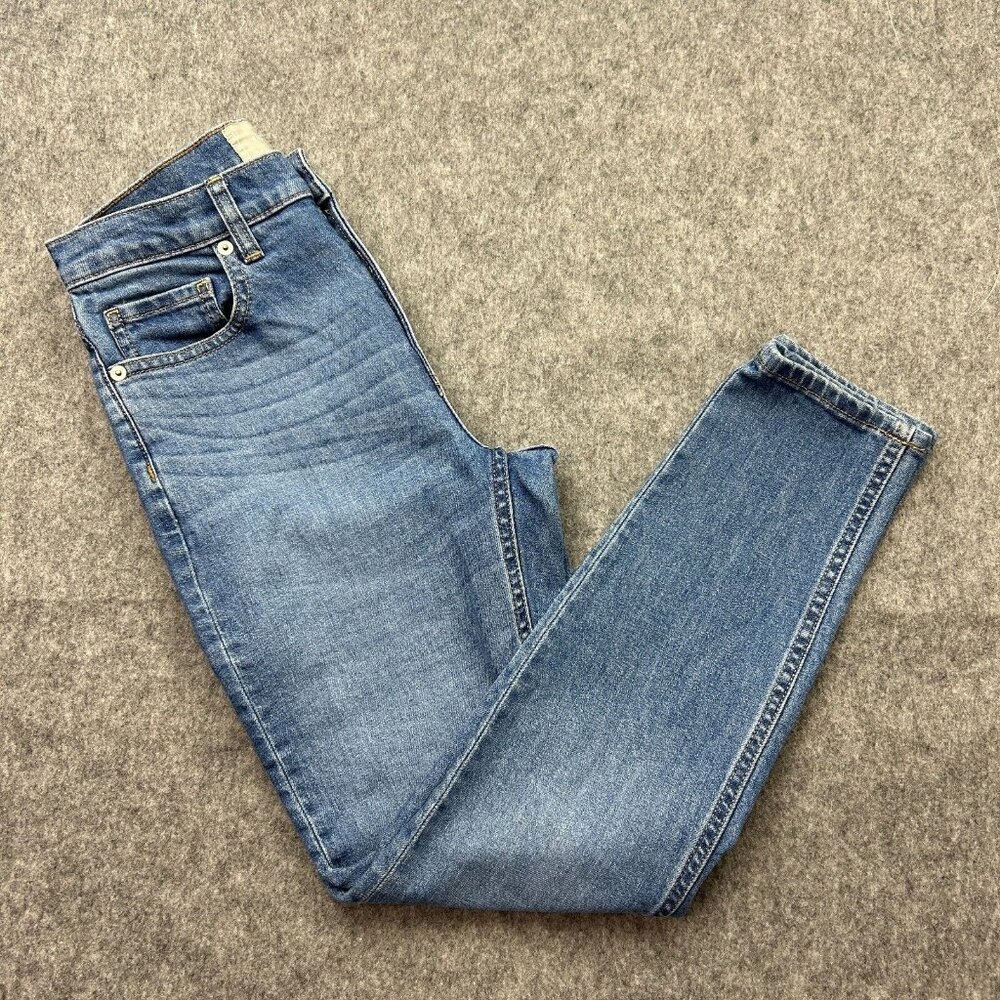 Everlane High Rise Ankle Skinny Jeans Women's Size 26 Medium Wash Denim